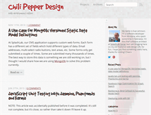 Tablet Screenshot of chilipepperdesign.com